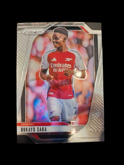 Bukayo Saka - Arsenal Black and Red Holo